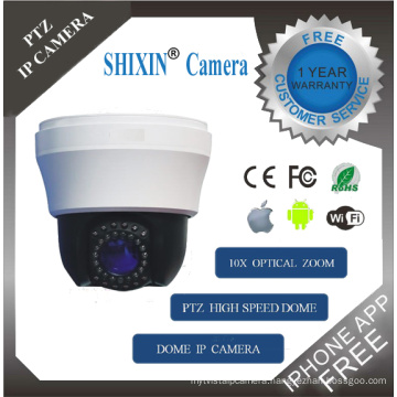 480tvl OSD 10X Optical Zoom CCTV High Speed Indoor Dome CCD Analog Camera (SX-680AD-3)